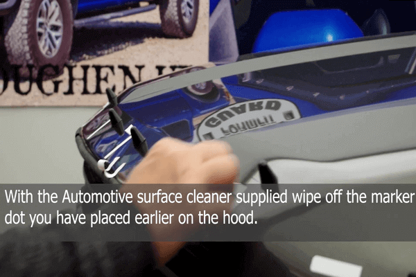 Tough Guard Hood Deflector Installation Clean Pedestal Area