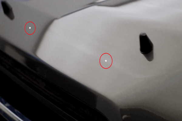 Tough Guard Hood Deflector Installation Mark Dot for Installation