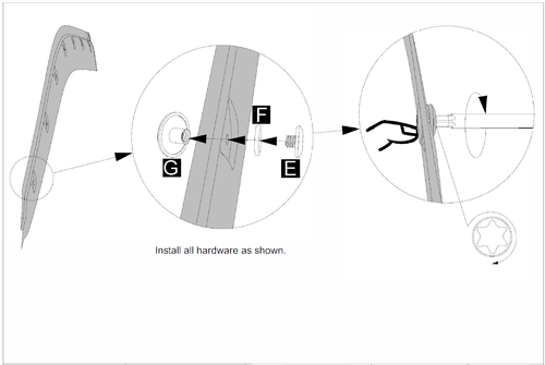 Tough Guard Window Visor Installation Install Torx Screws