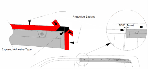 Tough Guard Window Visor Installation Install Rear Visor