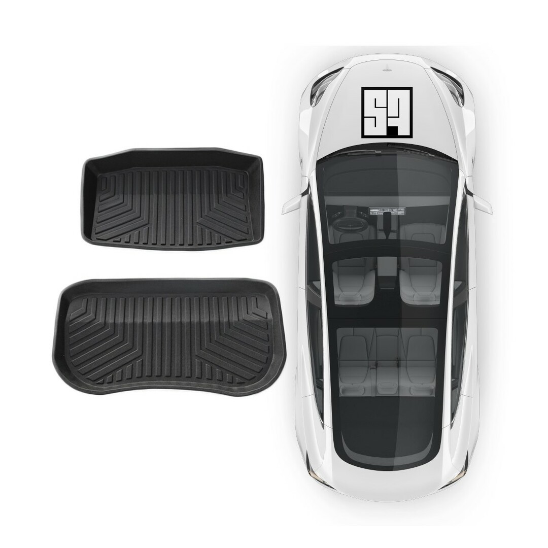 Tesloid Tesla Model 3 Frunk & Sub-Trunk Mats - 3D Extreme Performance