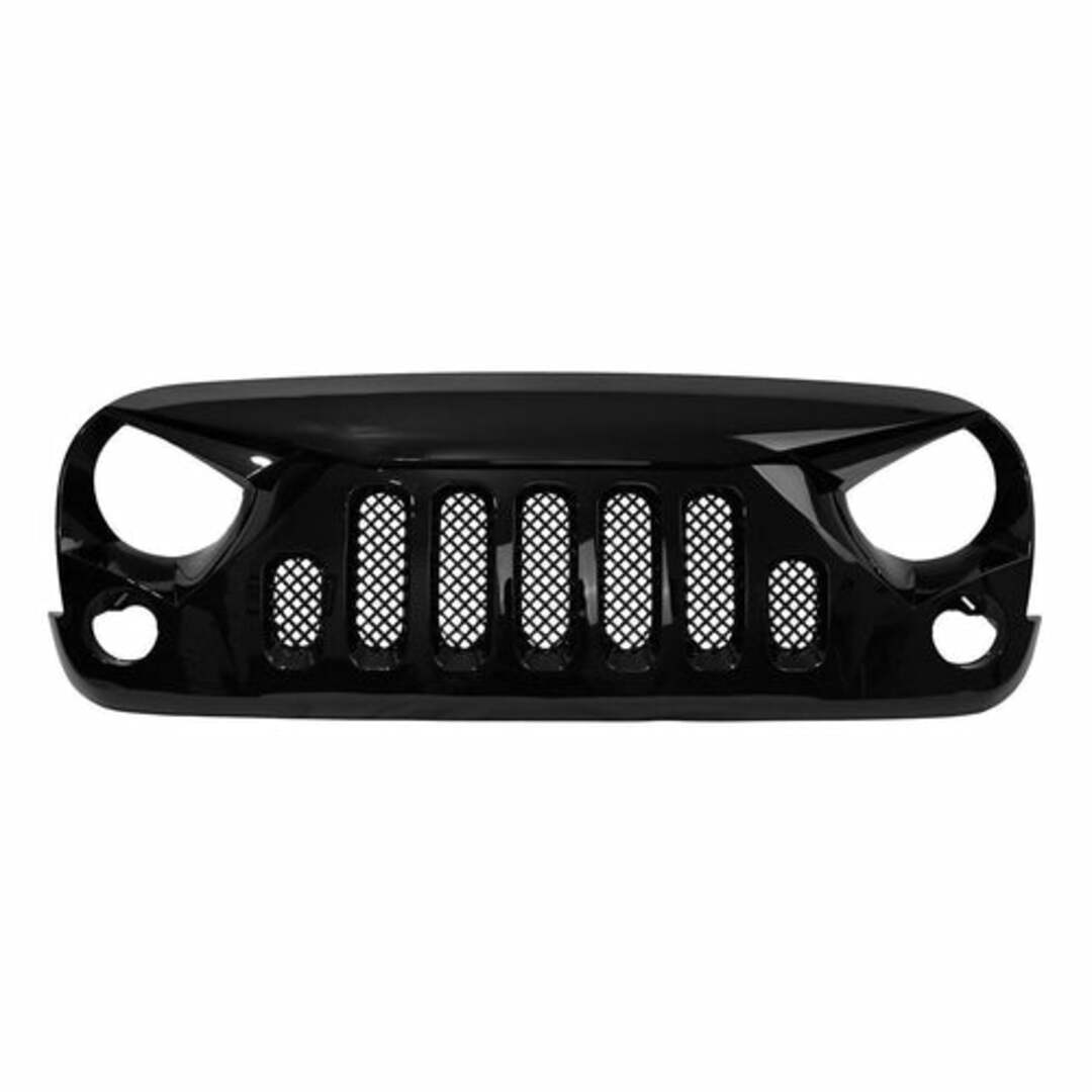 Galaxy Auto Wrangler JK Angry Grille - Full Front Grille | Strictly Auto  Parts