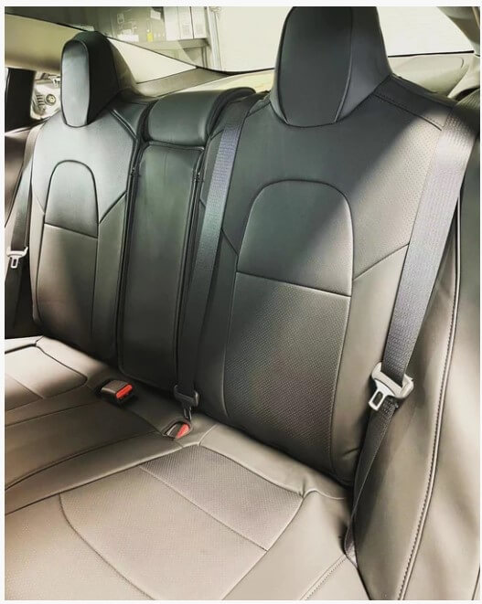 Model Y: PU Leather Full Seat Cover
