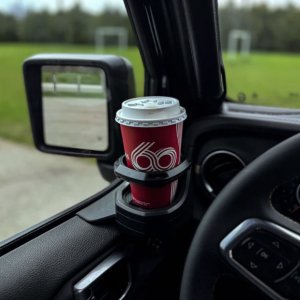 Wrangler JL / Gladiator JT Window Cup Holder (Pair)